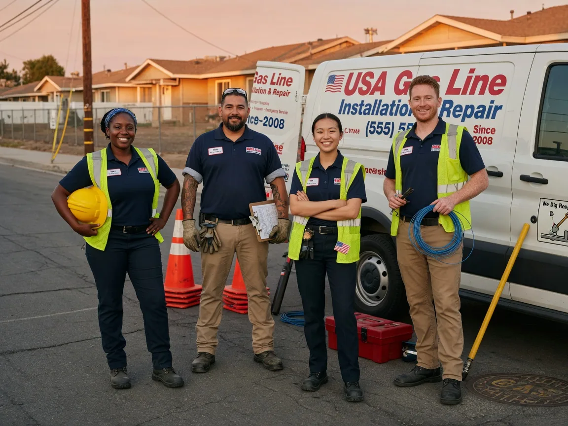 Gas Line Installation company in Le Claire, IA